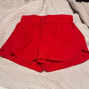 Women's Red Shorts